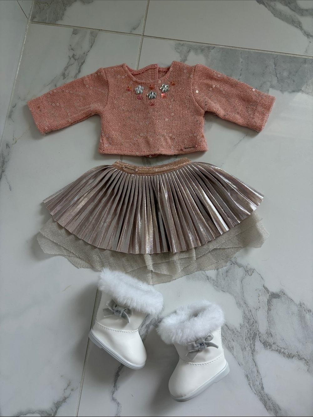 American Girl Doll Frosty Frills outfit